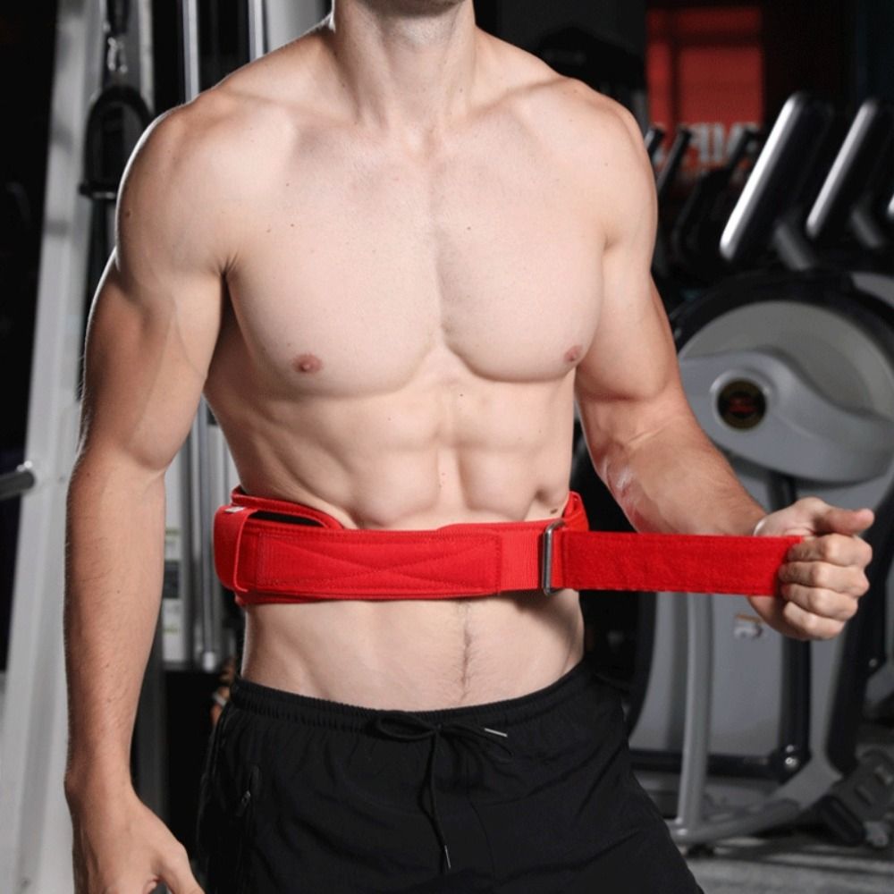 Crossfit Workout With Equipment - Regulowany pas fitness EVA Kulturystyka Deadlift