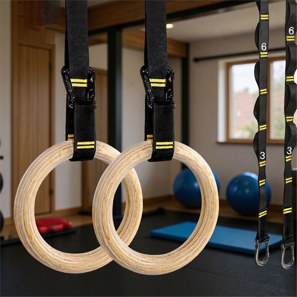Letnia wyprzedaż: 2 sztuki dre – Gymnastic Ring Wood recenzja i cena