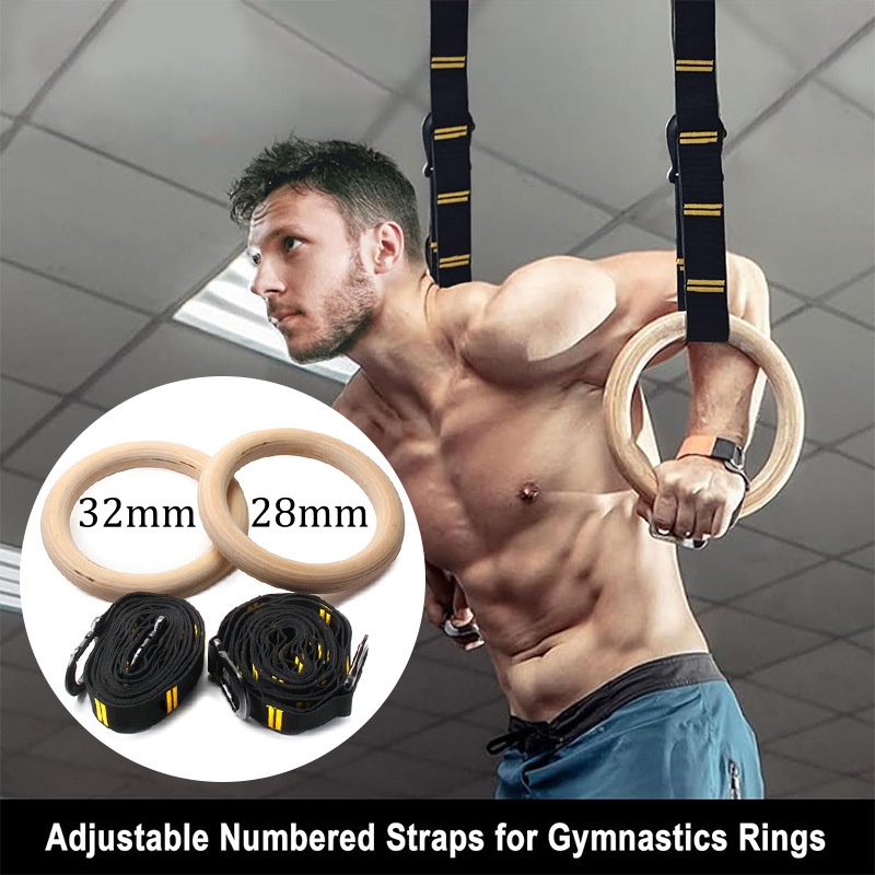 Obręcze gimnastyczne 28mm 32mm – Gymnastic Ring Wood recenzja i cena